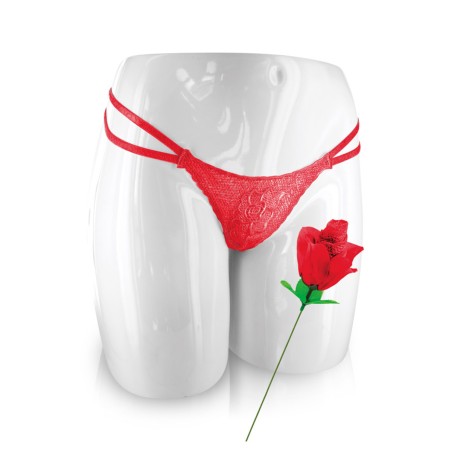 Rose surprise avec petite culotte - Fun Novelties