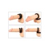 Double Cock Ring liquid silicone - Erecto