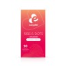 10 préservatifs Ribs and Dots - EasyGlide