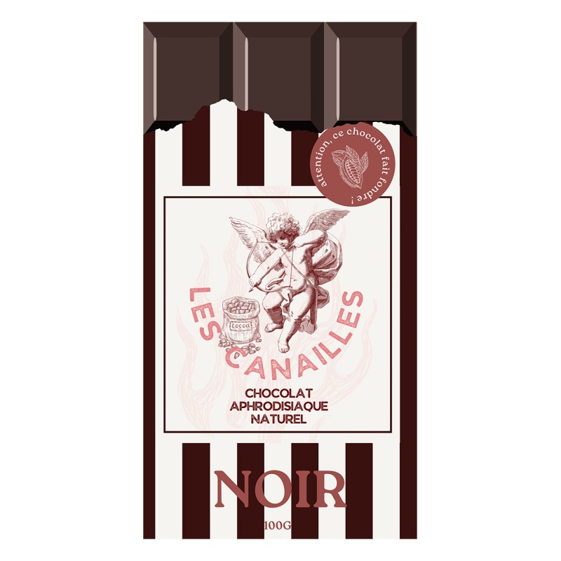 Chocolat noir - Tablette 100g - Les canailles