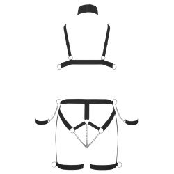 Ensemble harnais Strappy Bikini - Bad Kitty