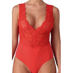 Body rouge Evalie - Passion
