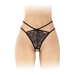Robe bustier Bondesque F358 - Noir Handmade
