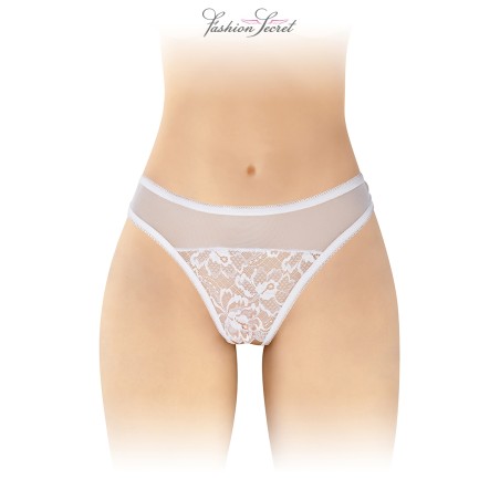 String coeur et strass Rose - Litolu Lingerie