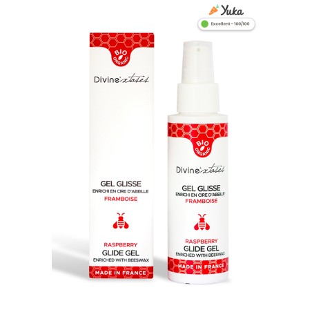 Lubrifiant Bio Framboise 100ml - Divinextases