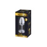 Plug métal bijou noir L - Alive