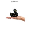 Mini canard vibrant Romance noir et or