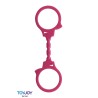 Menottes silicone stretchy - rose