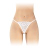 String avec perles Venusina - blanc