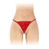 String avec perles Venusina - rouge