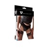 Porte-jarretelles et slip noir - Regnes