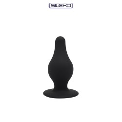 Plug anal The Original Model 2 noir 6,4 cm - SilexD