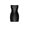 Mini robe bustier Wild F317 wetlook effet croco