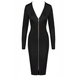 Robe noire à manches longues -  Cotelly Party