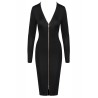 Robe noire à manches longues -  Cotelly Party