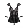 Ensemble 3 pièces lingerie Fetish - Cotelli Bondage