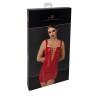 Mini robe lacée Bombshell F364 - Noir Handmade