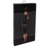 Robe fuseau Crystal F371 - Noir Handmade
