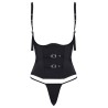 Ensemble corset seins nus noir - Cottelli PARTY 
