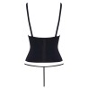 Ensemble corset seins nus noir - Cottelli PARTY 