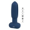 Plug anal vibrant avec langue oscillante - Anos