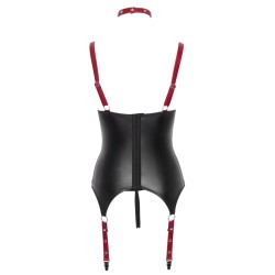 Ensemble ouvert avec collier et menottes - Cotelli Bondage