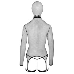 Ensemble lingerie résille et accessoires BDSM - Bad Kitty