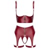 Ensemble seins nus 3 pièces Rouge - Cottelli LINGERIE