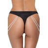 String Rio avec chaines de perles - Cottelli LINGERIE 
