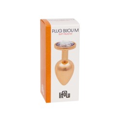 Plug bijou rose gold M - Litolu