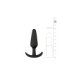 Mini plug Anchor silicone  8 x 2,1 cm - Easytoys