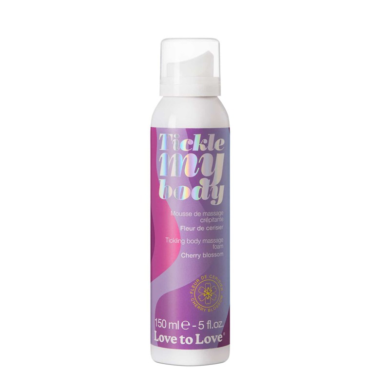 Mousse massage crépitante - fleur de cerisier