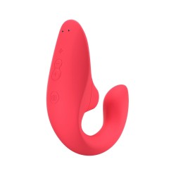 Double stimulateur Womanizer Blend rose éclatant