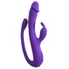 Vibro Rabbit avec tickler flexible - Sweet Smile