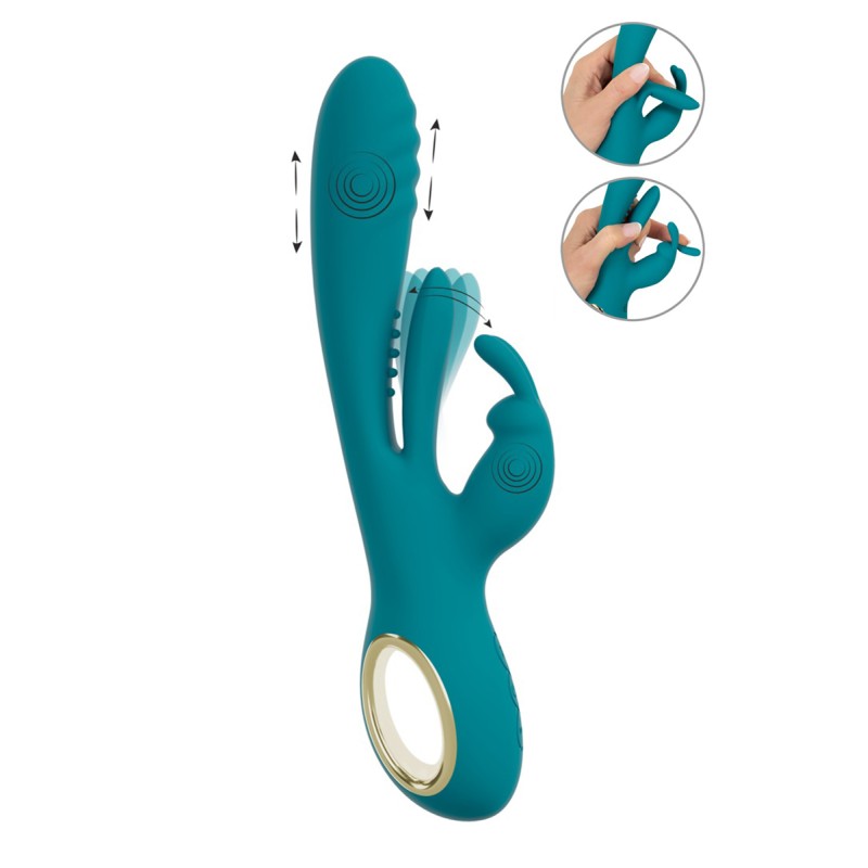 Vibro Rabbit avec va-et-vient et stimulation point G - Sweet Smile