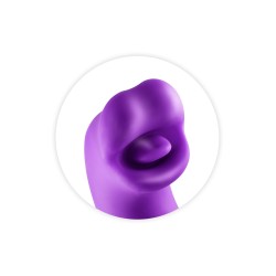 Vibromasseur rabbit 3-en-1 Kissy violet - Yoba