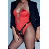Harnais Fabulous noir vernis - Strap On Me