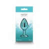 Plug bijou aluminium chromé vert M