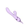 Vibro Rabbit 3 en 1 Purple Sucker - DIK
