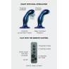 Dildo fingering et vibrant bleu - Strap On Me