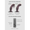 Dildo fingering et vibrant aubergine - Strap On Me