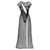 Robe longue en résille - Cottelli PARTY