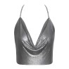 Top en métal argenté - Cottelli ACCESSOIRES