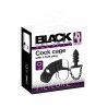 Cage à pénis avec plug anal - Black Velvets 