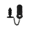 Cage à pénis avec plug anal - Black Velvets 
