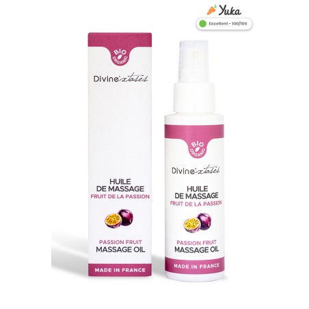 Huile de massage gourmande BIO Fruit de la passion