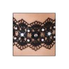 Collier brodé avec strass - Cotelli Accessoires