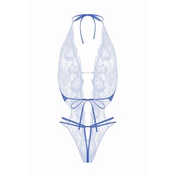 Body string ouvert Renee bleu - Christine