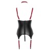 Ensemble ouvert avec collier et menottes - Cotelli Bondage