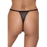 String ouvert Fleur brodée - Cottelli LINGERIE